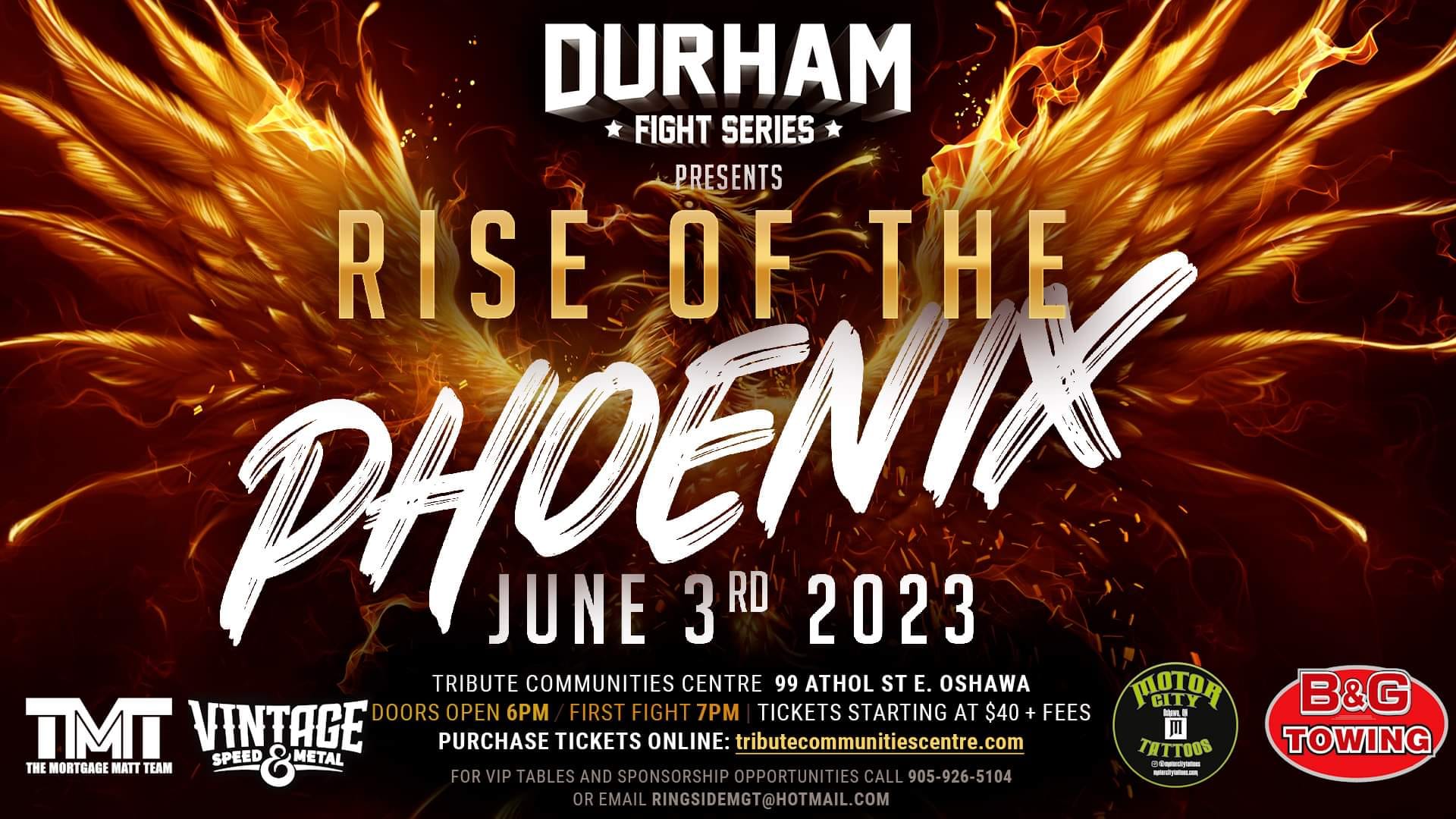 Ontario Gets New MMA Organization – Durham Fight Series In Oshawa On June 3rd