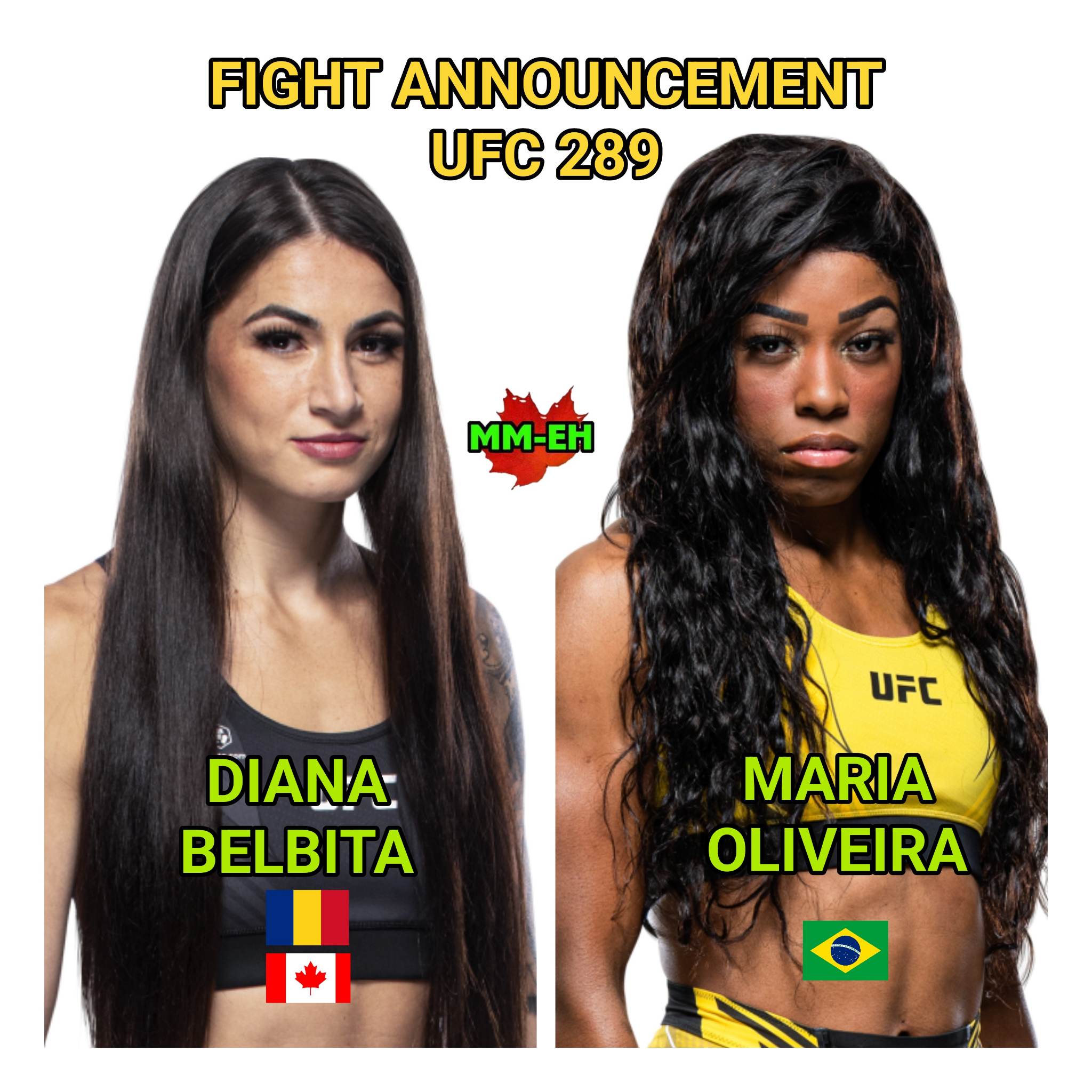 Diana Belbiţă gets UFC Return at UFC 289
