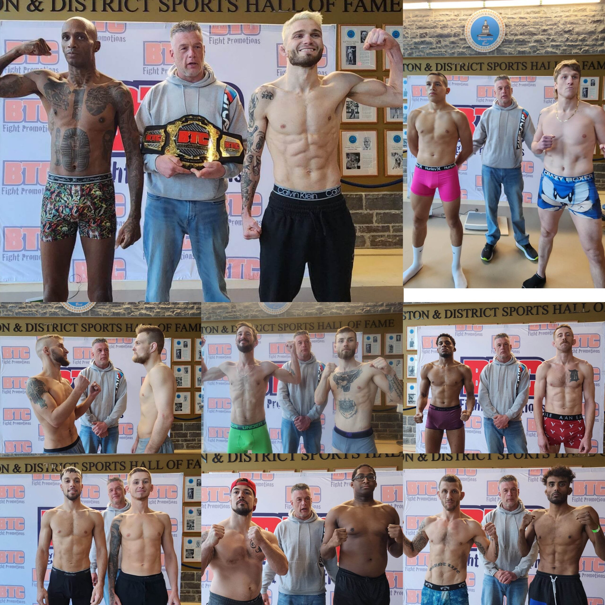 BTC 19 Kingston Weigh-In Results