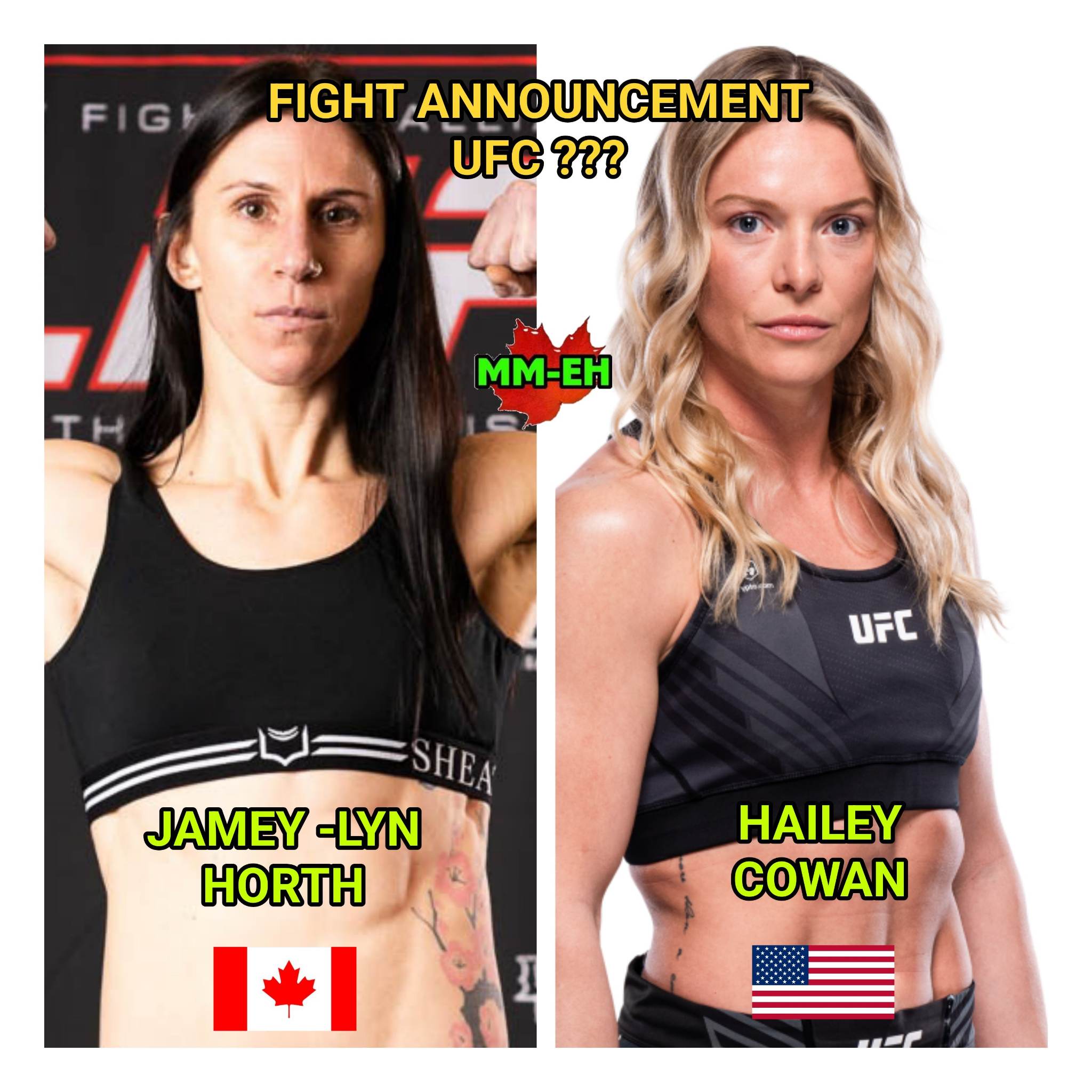 Jamey-Lyn Horth UFC Debut MM-eh