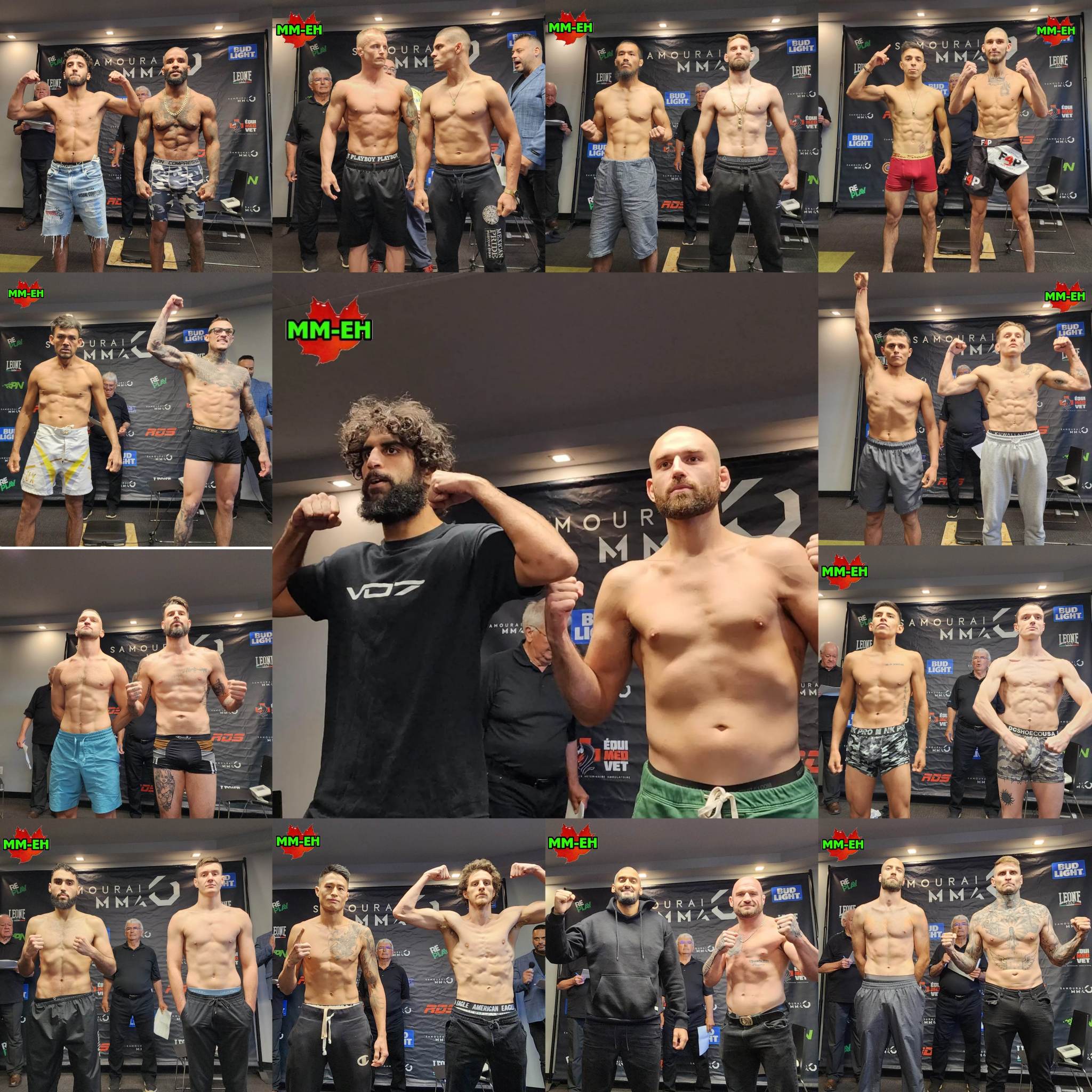 Samourai MMA 6 Weigh-In Results