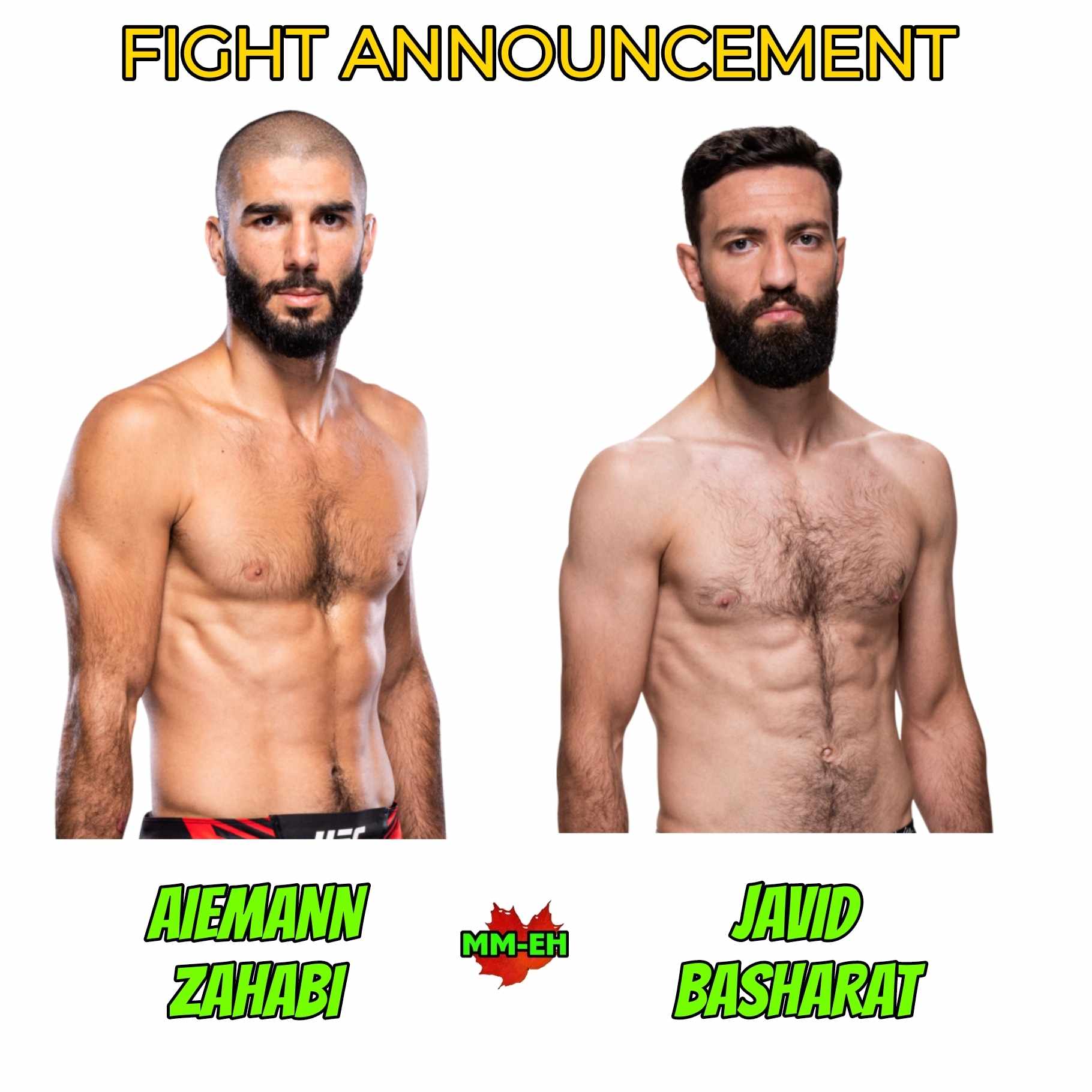 Aiemann Zahabi to fight Javid Basharat at UFC Saudi Arabia