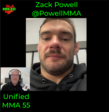 VIDEO: Zack Powell Eager To Fight Dricus Du Plessis’ Teammate Mark Hulme At Unified MMA 55 / MM-EH