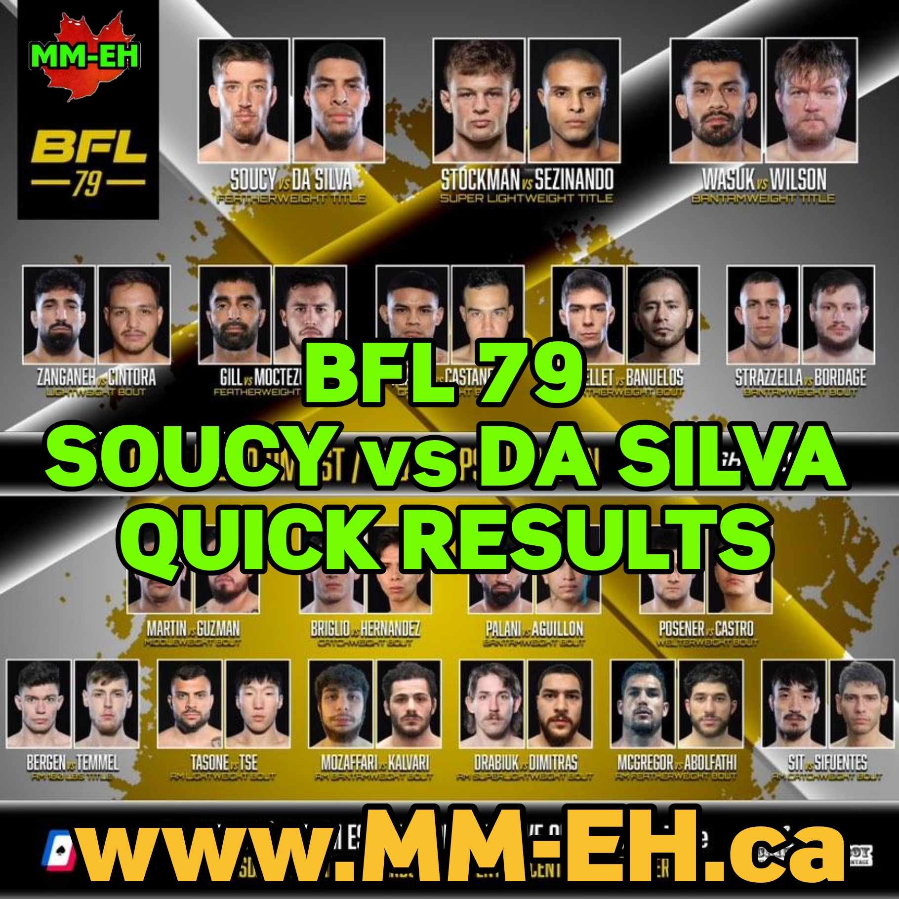 BFL 79 Soucy vs Da Silva: Quick Results
