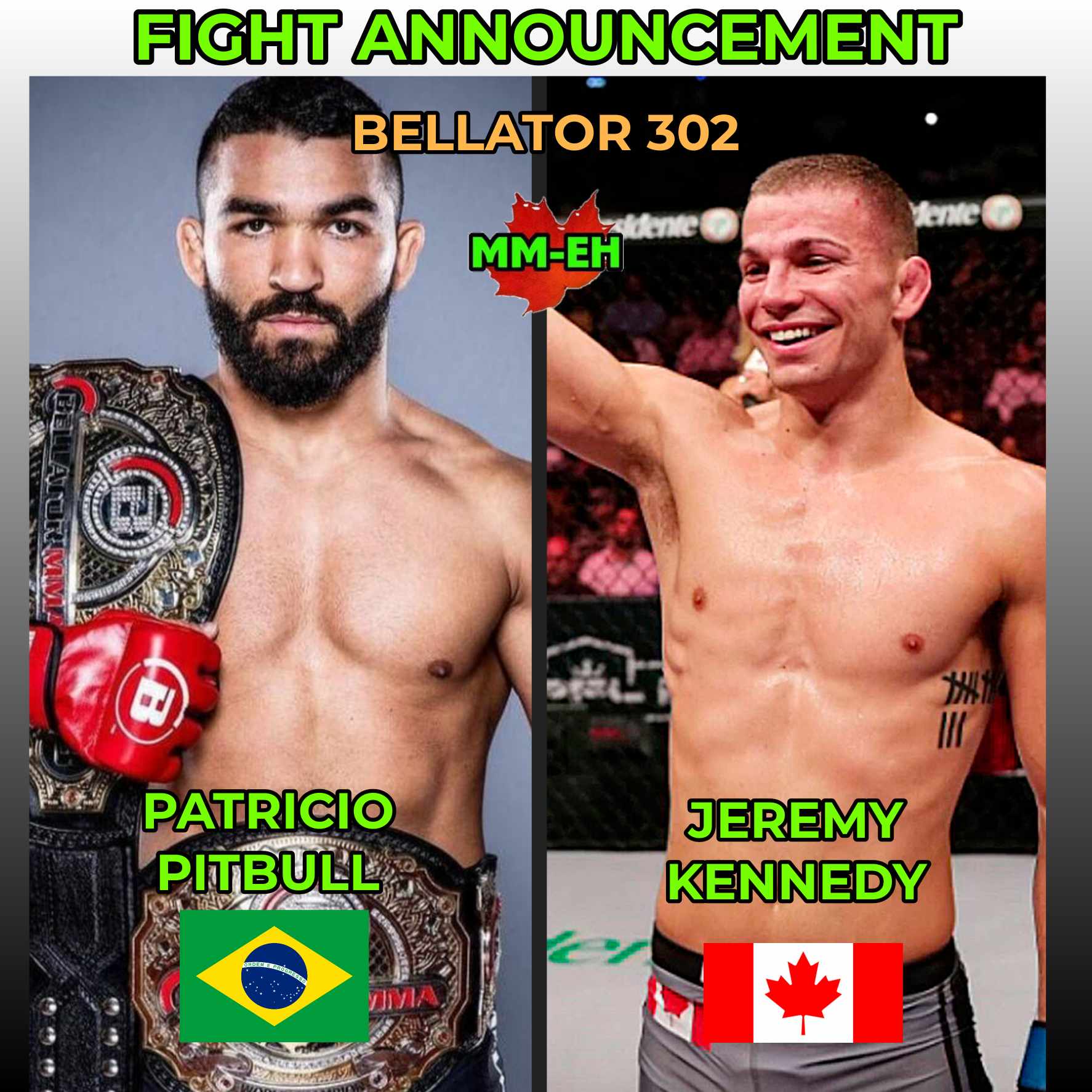 Canada’s Jeremy Kennedy gets Bellator Featherweight Title Shot Against Pitbull