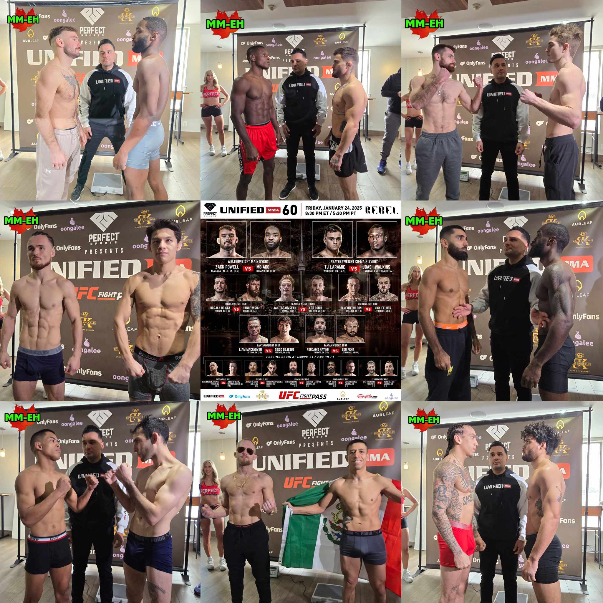 Unified MMA 60 Weigh-Ins MM-RH