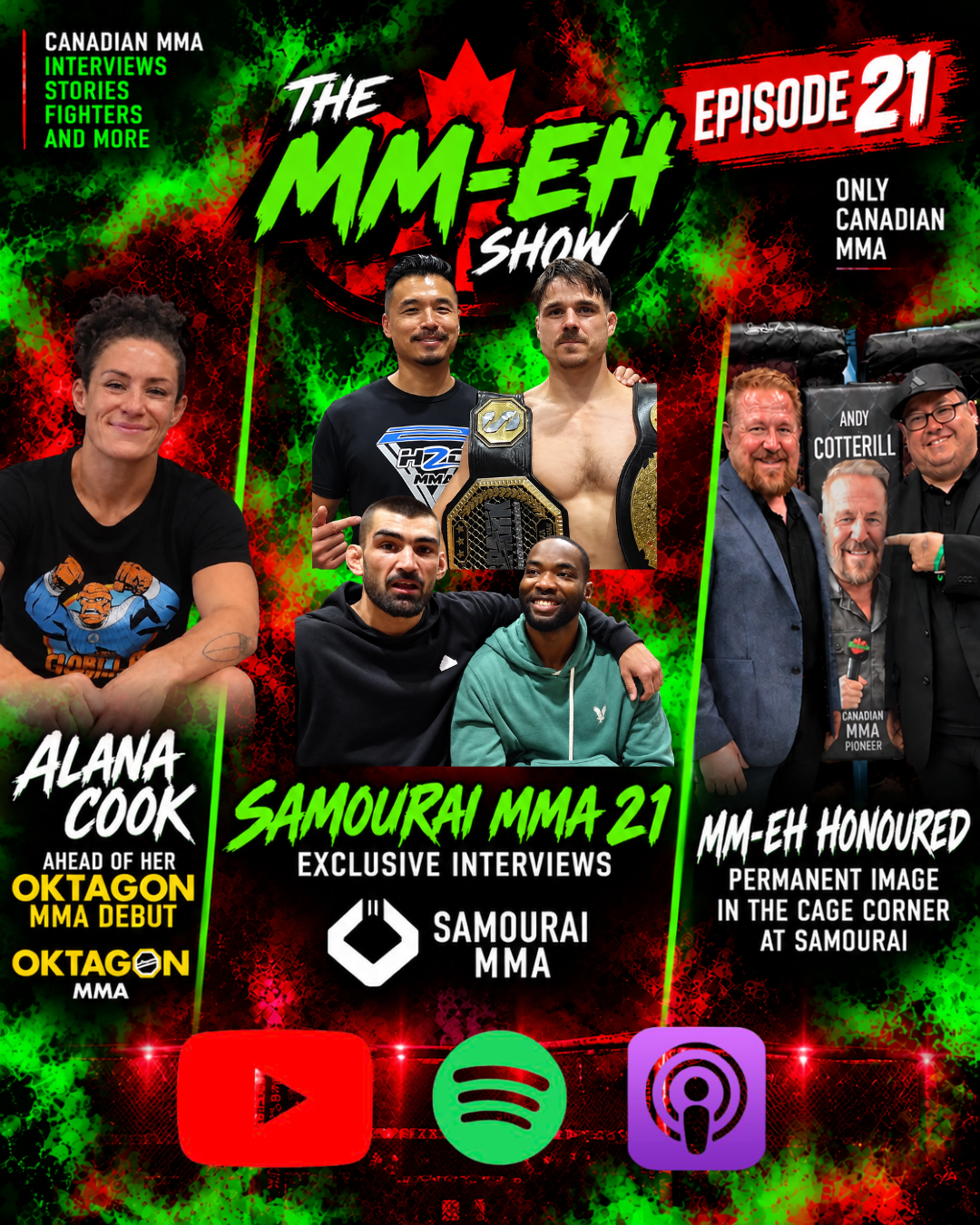 The MM-EH Show Ep. 21 | Alana Cook’s OKTAGON MMA Debut + Dufort & Ado Dominate Samourai MMA 21