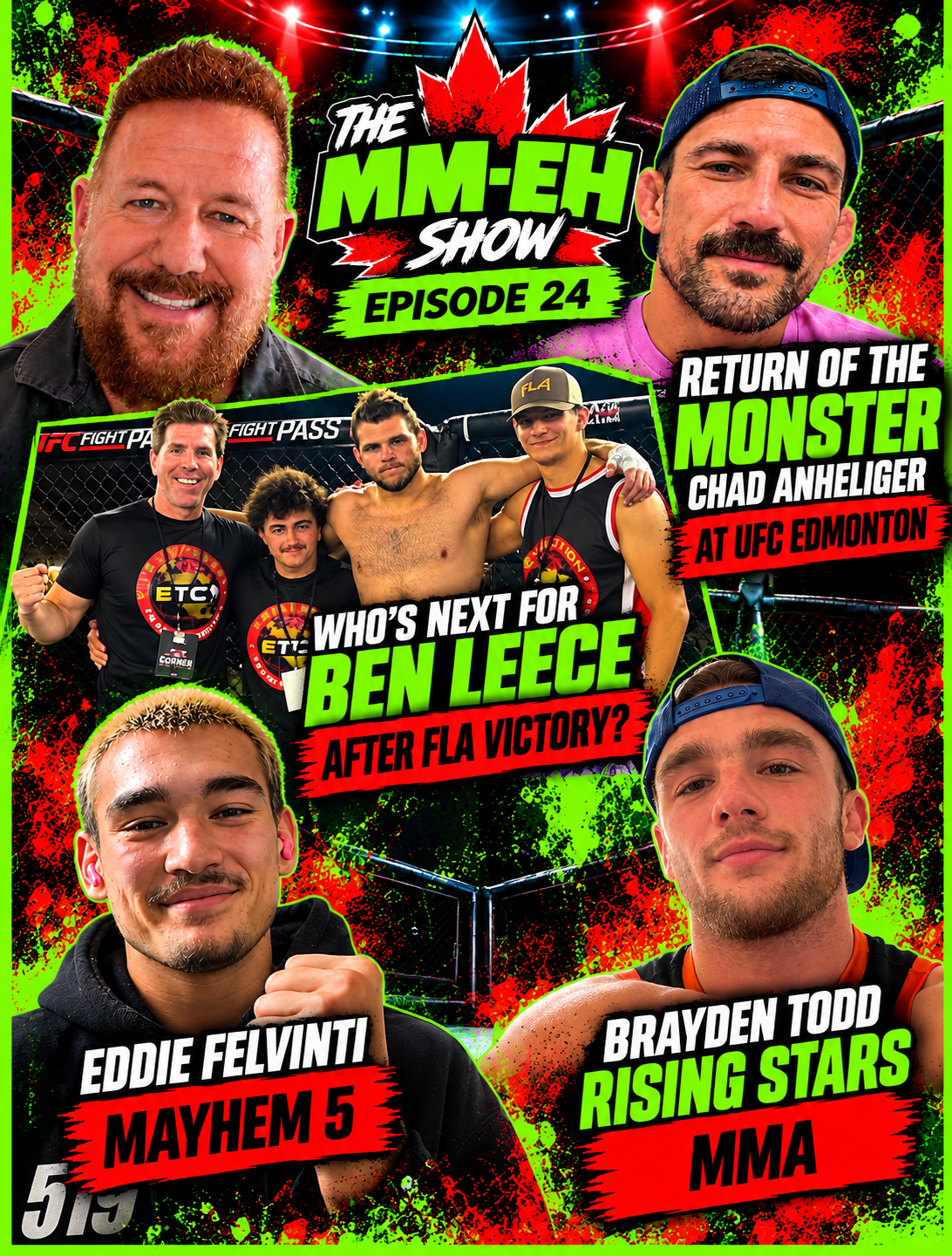 Chad Anheliger’s UFC Comeback + Ben Leece WINS… Then Breaks His Hand! | The MM-EH SHOW Episode 24